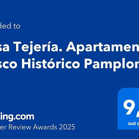Casa Tejeria. Apartamento Casco Historico Pampeluna Zewnętrze zdjęcie